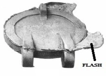 injection molding flaw of flash